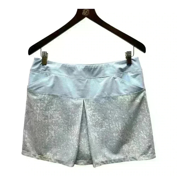 Adidas Golf  Skort Skirt Pull On Elastic Waist Pockets Stretch Blue - Picture 1 of 8